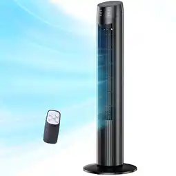 Walmart SZRSTH Tower Fans for Home, 36 Oscillating Standing Floor Fan, 3 Speeds & Modes,9H Timer for Home offer