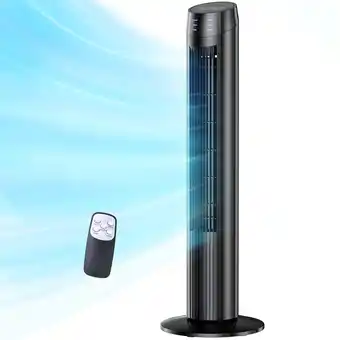 Walmart SZRSTH Tower Fans for Home, 36 Oscillating Standing Floor Fan, 3 Speeds & Modes,9H Timer for Home offer