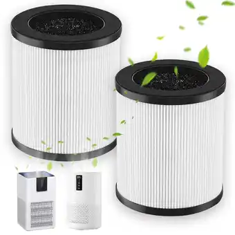 Walmart H13 True HEPA Air Filter Replacement Set Compatible With VAVSEA Air Purifier,Pack of 2 offer