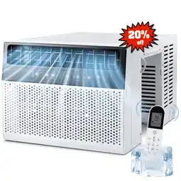Walmart Havato 6000 BTU (10000BTU ASHERE ) Cools 450 Sq.ft w/ Wi-Fi & Remote Window Air Conditioner, White offer