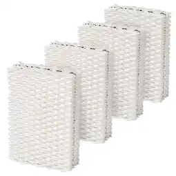 Walmart Deeaataa WF813 Humidifier Replacement Filters, Compatible with RCM832, Wood Pulp Paper, 4 Pack offer