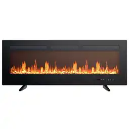 Walmart CONCETTA Electric Fireplace, 1500W/750W Adjustable Flame Color with Remote Control, 50 Inches offer