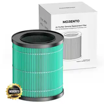 Walmart MORENTO Genuine Air Purifier Replacement Filter for MR2566 Air Purifier, Pet Dander Version, 1 Pack offer