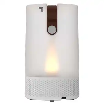 Walmart Sharper Image, Votiv 7 Ultrasonic Humidifier with Flameless Candlelight, Translucent White offer
