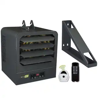 Walmart King Electric 7500W / 240V 2-Stage Garage Heater w/ Remote Temperature Sensor, KB2407-1-ECO2S-PLUS offer