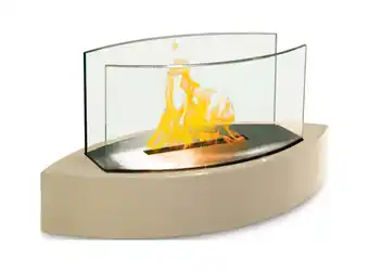 Walmart Luxury Fireplace Group Anywhere Fireplace Tabletop Fireplace-Lexington Model Beige offer