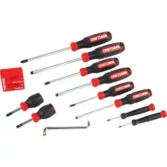 Walmart CRAFTSMAN Bi-Material Screwdriver Set (12 pc) offer
