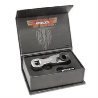 Walmart VIM Tools 3/8 Inch Mini Ratchet Double Square Drive, Offset Female Square Drive In Handle offer