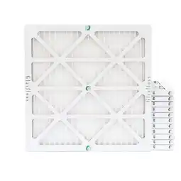 Walmart 12 Pack of 10x10x1 MERV 10 Pleated Air Filters by Glasfloss. Actual Size: 9-1/2 x 9-1/2 x 7/8 offer