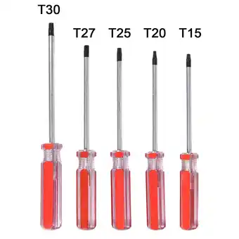 Walmart 5Pcs Torx Screwdriver Set Magnetic Torx Star Bit Driver for Repairing Tools offer
