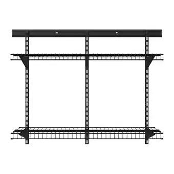 Walmart Closetmaid Ml-4016 Maxload Shelftrack 30-1/2H X 40W 2 Shelf Garage Organization Kit offer
