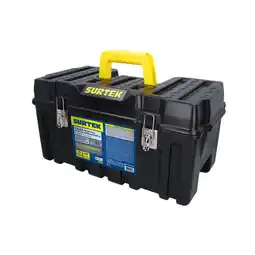 Walmart 21 Plastic Tool Box with metal latches Surtek offer
