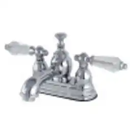Walmart Kingston Brass KS7001WLL 4 in. Centerset Bathroom Faucet, Polished Chrome offer