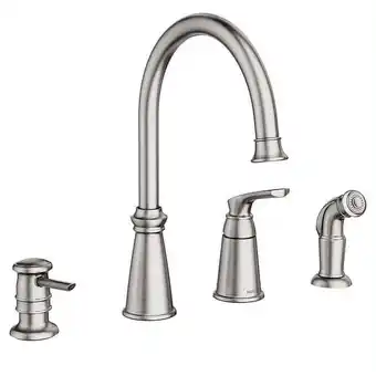 Walmart Moen 87044Srs Spot Resist Stainless One-Handle High Arc Kitchen Faucet offer
