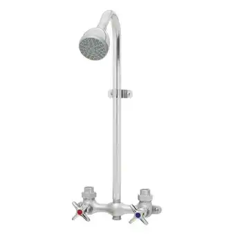 Walmart Speakman Commander Vandal-Resistant Industrial Exposed Shower with Cross Handles, Polished Chrome offer