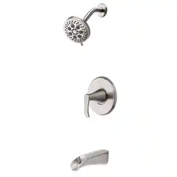 Walmart Jaida 1-Handle Tub & Shower Faucet with Restore Technology in Spot Defense Brushed Nickel offer