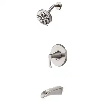 Walmart Jaida 1-Handle Tub & Shower Faucet with Restore Technology in Spot Defense Brushed Nickel offer