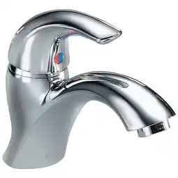 Walmart Commercial Commercial Single Handle Single Hole Bathroom Faucet - Less Pop-Up in Chrome 22C601 offer