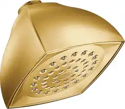Walmart Moen Brushed Gold One-Function 4-1/16 Diameter Spray Head Eco-Performance Showerhead offer