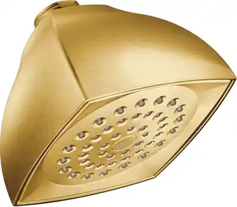 Walmart Moen Brushed Gold One-Function 4-1/16 Diameter Spray Head Eco-Performance Showerhead offer