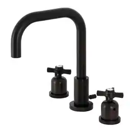 Walmart Kingston Brass FSC8935ZX Millennium Widespread Bathroom Faucet with Brass Pop-Up, Oil Rubbed Bronze offer