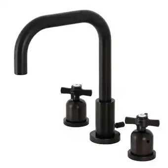 Walmart Kingston Brass FSC8935ZX Millennium Widespread Bathroom Faucet with Brass Pop-Up, Oil Rubbed Bronze offer