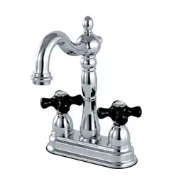 Walmart Kingston Brass KB1491PKX Duchess Two-Handle Bar Faucet, Polished Chrome offer