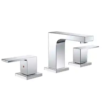 Walmart Fresca Sesia Widespread Mount Bathroom Vanity Faucet - Chrome - FFT3801CH offer