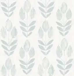 Walmart Chesapeake Garland Teal Block Tulip Wallpaper offer