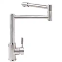 Walmart Novatto NKF-H06SS MAX Modern Commercial Kitchen Faucet in Stainless Steel offer
