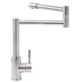 Walmart Novatto NKF-H06SS MAX Modern Commercial Kitchen Faucet in Stainless Steel offer