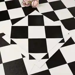 Walmart Abyssaly 12×12 Self - Adhesive Black and White Checkered Floor Tiles for Bathroom Kitchen, 10Pcs offer