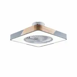 Walmart Modern Ceiling Fan W/Remote 22'' Dimmable LED Light Ceiling Lamp Chandelier 48W offer