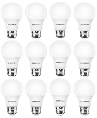 Walmart Sylvania 10W A19 LED Light Bulb, 100W Equivalent, Soft White, 12-Pack offer
