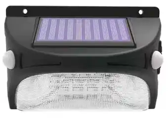 Walmart 4.44-Watt Equivalent Integrated LED Black Color Changing Solar Motion Sensing Area Light offer