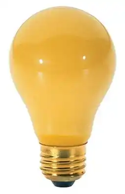 Walmart Satco S3939 - 100 watt A19 Incandescent Yellow 2000 average rated hours Medium base 130 volts 2/Pack offer