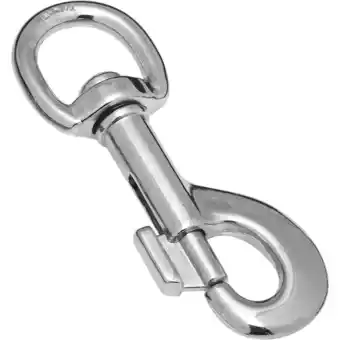 Walmart National Hardware N222-596 5/8 in. x 3-1/2 in. Bolt Snap with Swivel Eye, Nickel offer