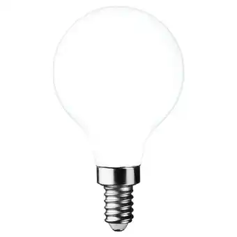 Walmart Great Value LED, 4.5W (40W Eqv) G16 Globe Lamp E12 Candelabra Base, Dimmable, Soft White, 2pk offer