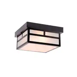 Walmart Acclaim Lighting 4710 Artisan 2 Light Outdoor Flush Mount Ceiling Fixture offer