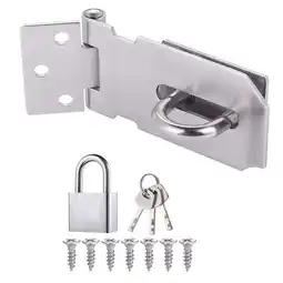 Walmart Burglar-proof Household Door Clasp Lock Gate Bolt Shed Latch Padlock Hasp offer