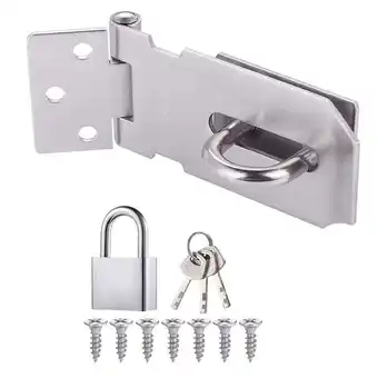 Walmart Burglar-proof Household Door Clasp Lock Gate Bolt Shed Latch Padlock Hasp offer
