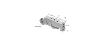 Walmart CRL SS4600 1-13/16 Stainless Steel Ball Bearing Sliding Glass Door Roller with 1-1/4 Wide Housing offer