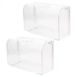 Walmart OUNONA 2 Pcs Socket Waterproof Box Decor Panel Cover Protective Household Outdoor Transparent offer