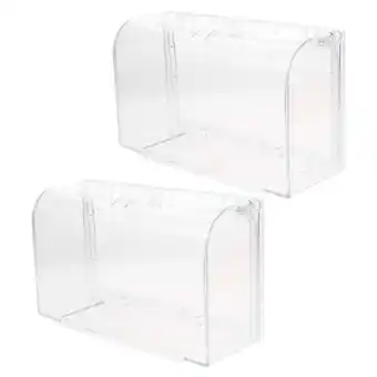 Walmart OUNONA 2 Pcs Socket Waterproof Box Decor Panel Cover Protective Household Outdoor Transparent offer