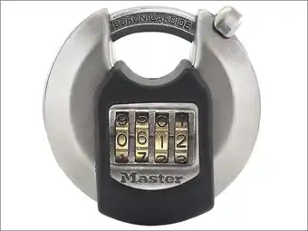 Walmart Master Lock Discus Padlock Excell Stainless Steel 70 mm M40EURDNUM offer