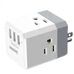 Walmart USB Wall Plug Adapter - 3 USB Ports, Splitter for Home, Office, and Cruise Use Essential, ETL Listed offer