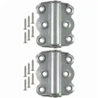Walmart Hampton Products-Wright 216938 2.75 in. Adjustable Self-Closing Hinges Galvanized offer