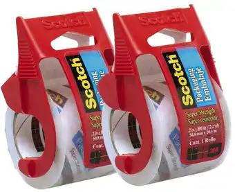 Walmart Scotch 2 in. W x 800 in. L Packaging Tape Clear offer