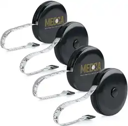 Walmart MEDca Tape Measure for Body Measuring Tape - (Pack of 4) Dual Sided inch and cm, Portable - Plastic offer