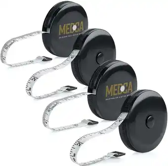 Walmart MEDca Tape Measure for Body Measuring Tape - (Pack of 4) Dual Sided inch and cm, Portable - Plastic offer